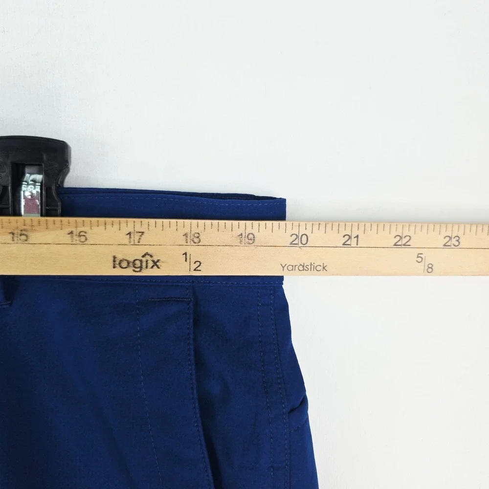 The North Face Mens Blue FlashDry Hiking Rolling Sun Shorts Size 38 NF0A3T2Q